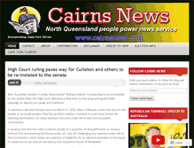 Tablet Screenshot of cairnsnews.org